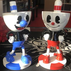 Cuphead and Mugman