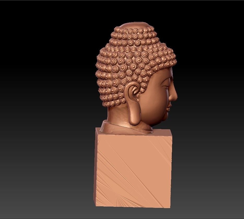 BuddhaHeadSculpture5.jpg Download free STL file buddha • 3D print design, stlfilesfree