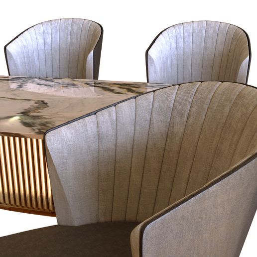 preview5.jpg Download file chair table set a1 • 3D printing model, unisjamavari
