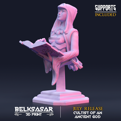 a ES INCLUDED aD AS. DA SIO TNE a RCA) ANCIENT GOD STL file Bust - Ancient god Cultist Topless・3D printing idea to download