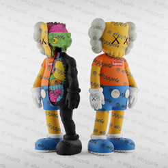 0000.png Fichier STL Kaws Bart Simpson x Bart Simpson écorché ouvert・Design à télécharger et à imprimer en 3D