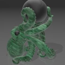 ALEXA_ECHO_DOT_5_KRAKEN_Octopus.jpg Suporte Alexa Echo Dot 4a e 5a Geração Kraken Versão 2
