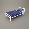 20231019_131636.jpg Single Bed Frame - Miniature Doll House Furniture