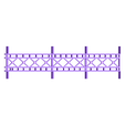 Deck_Sections.stl HO Scale126 ft Steel Arched Truss Bridge