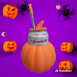 PhotoRoom-20230906_175049.png Jack Skellington Pumpkin Can Cover & Decor/Light