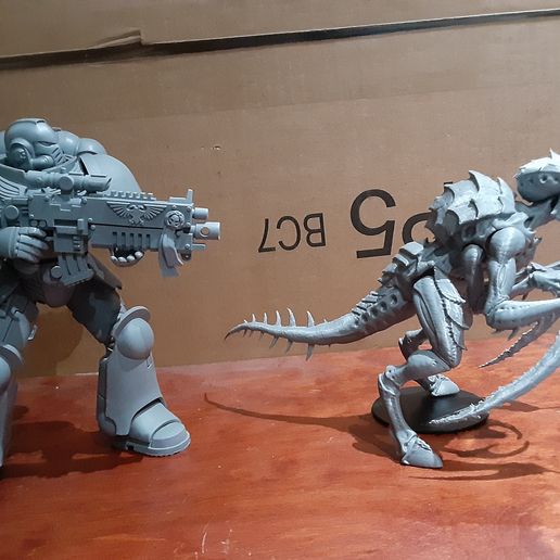 Semi Posable Xeno Bug Lego Jointed 3D model