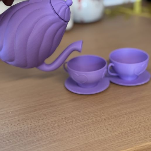 🫖 Children's tea set・ STL File for 3D printing・Cults