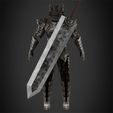 BerserkerArmorBundleBack.jpg Guts Berserker Full Armor with Dragon Slayer Sword  for Cosplay