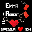 promo-min.png Pixel Heart Keychain for St Valentine Lovers Gift