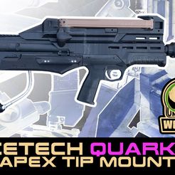 1-APEX2-Quark-M-mount.jpg Acetech Quark-M (Quark-R) Apex ready barrel tip tracer mount