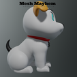 STL-File-5.png Mesh Mayhem Cute Garden Puppy STL File