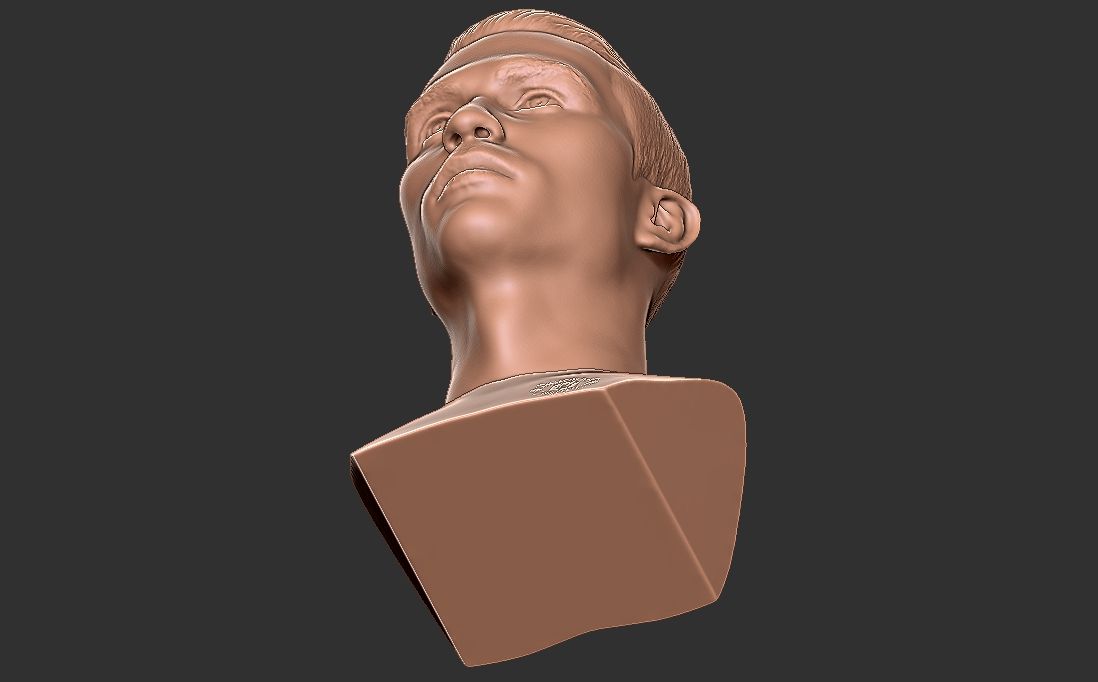 21.jpg Download OBJ file Cristiano Ronaldo Manchester United bust for 3D printing • Design to 3D print, PrintedReality