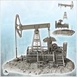 2.jpg Pump jack Pumpjack oil well extraction system with piston (30) - Modern WW2 WW1 World War Diaroma Wargaming RPG Mini Hobby
