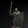 guard.004.png Medieval Hero Mega Pack  10 Fantasy Characters STL OBJ