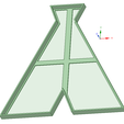 Teepee - copia.png Teepee cookie cutter