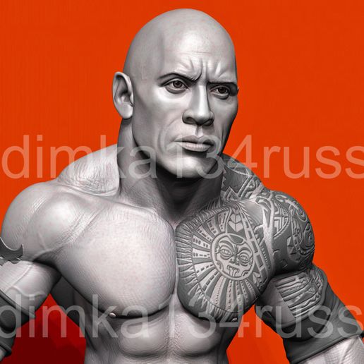 Rock wrestling 3D model