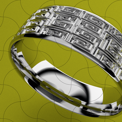 Ring064.png STL file Fine Jewelry, Ring Texture 02・3D print object to download, jewbroken