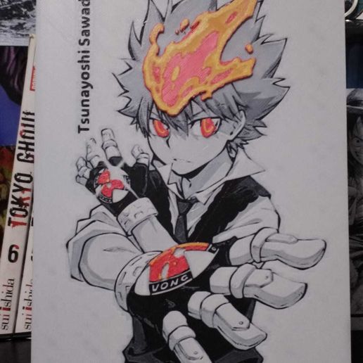 drawing tsunayoshi sawada