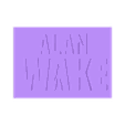 Alan Wake Inlay 2.stl Alan Wake lamp