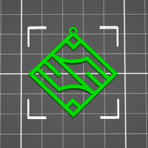 MODERN EARRINGS, PENDANT FOR NECKLACE, JEWELRY, CHARM 3D model