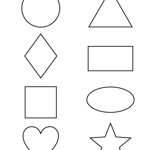 8 Basic Shapes Clay/Cookie Cutters Set 3D model