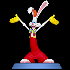 1.png Fichier 3D Roger Rabbit - Qui a piégé Roger Rabbit ?・Objet imprimable en 3D à télécharger, SillyToys