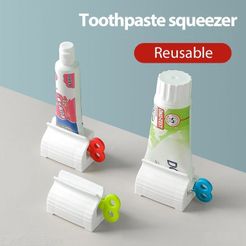 Finished.jpg Free STL file Rolling Tube Toothpaste Squeezer Dispenser Toothpaste・3D printable model to download