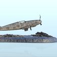 5.jpg Airplane carcass of crashed Messerschmitt Bf 109 - WW2 German Germany Luftwaffe Flames of War Bolt Action 15mm 20mm 25mm 28mm 32mm