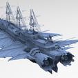 untitled.878.png OBJ file Airship Huge Ship・Design to download and 3D print