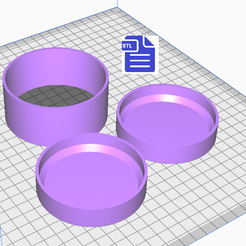 STL00554-1.png Archivo 3D Molde de bomba de baño Puck・Modelo imprimible en 3D para descargar, CraftsAndGlitterShop