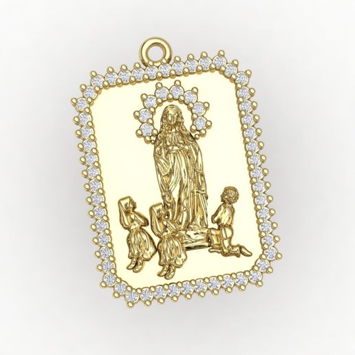 OUR LADY OF FÁTIMA 3D PENDANT