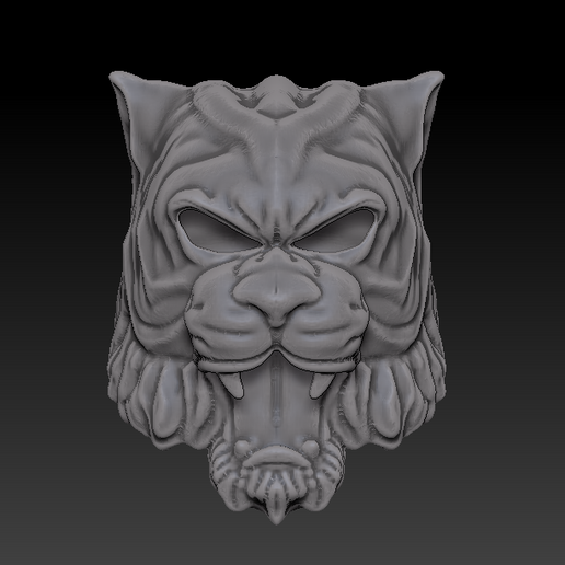 GRANDE-TIGRE-MASK-1.png Download OBJ file Greit Tiger Cosplay mask • 3D printing object, StevenDoors