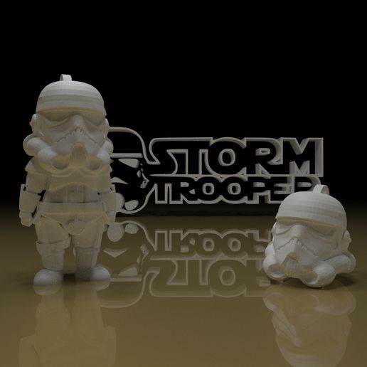 STORMTROOPER KEY CHAIN 3D model