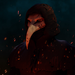 i_untitled7m.png STL file Plague Doctor Mask (SCP-049)・3D printable model to download