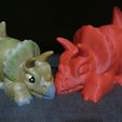 Torosaurus-Painted.jpg Archivo STL Torosaurus (Easy print no support)・Plan de impresora 3D para descargar