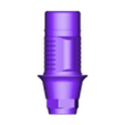 TiBase Long Dentium SuperLine - Vladyslav Pereverzyev.stl Dentium SuperLine Compatible Components (Screw, TiBase, Analog) - 3D Print