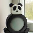 croppedIMG_7538.jpg Cute Funny Panda Google Home Stand | Black and White Animal Nest Mini Holder | Outdoors Nature Smart Speaker | Jungle Bear Tech Accessory