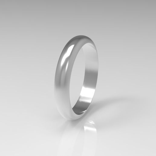 pack x225 classic wedding rings 3D model