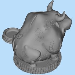 2020-12-01_23-44-39.jpg Download free STL file Piggy bank bull 2021 • 3D printer object, shuranikishin