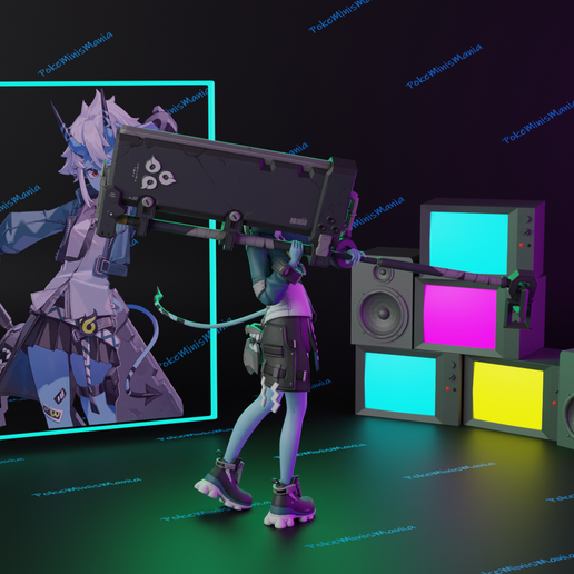 Soukaku3.png Soukaku Zenless Zone Zero 1/6 3D print model Presupported