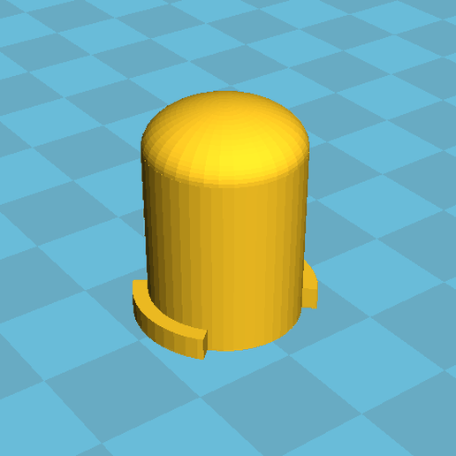 Brake-Hand Button 3D model