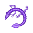 02_Leaf-Dragon_Mark-2_Miduim v1.stl Flexi Leaf Dragon Mark-Ⅱ Set (Print-in-place)