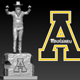 vnvnvn.png NCAA - Appalachian State Mountaineers football mascot statue