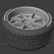 e2.JPG VR c28 Style Wheel, brake and Tire for diecast and RC model  1/64 1/43 1/24 1/18 1/10....