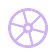 3in_wheel.stl Wargaming Blast Template