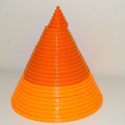 DSC09878 (Personnalisé).JPG Free STL file Measuring cone for a seal・3D printing model to download