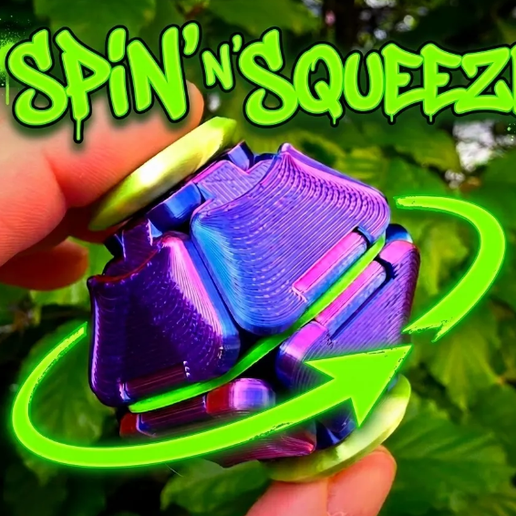 Spin ’n’ Squeeze – Ultimate Fidget Toy STL