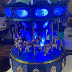 Lampe CAROUSEL à mouvement mécanique