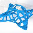 genesis ocean blue.jpg Fichier STL Cadre bionique 225mm・Modèle à télécharger et à imprimer en 3D
