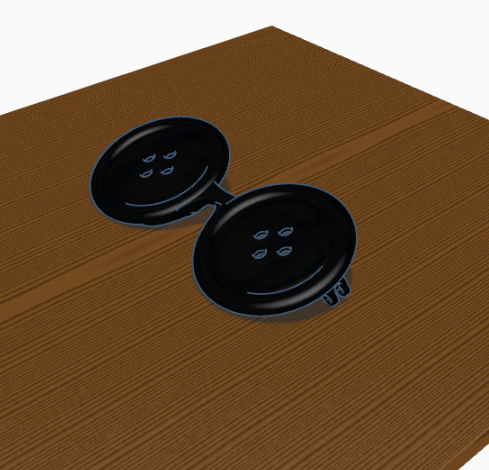 Coraline Button Lenses - 3D model önizlemesi